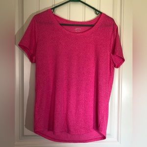 BCG Women’s Active Short Sleeve Short, Size XL, NWOT, Pink